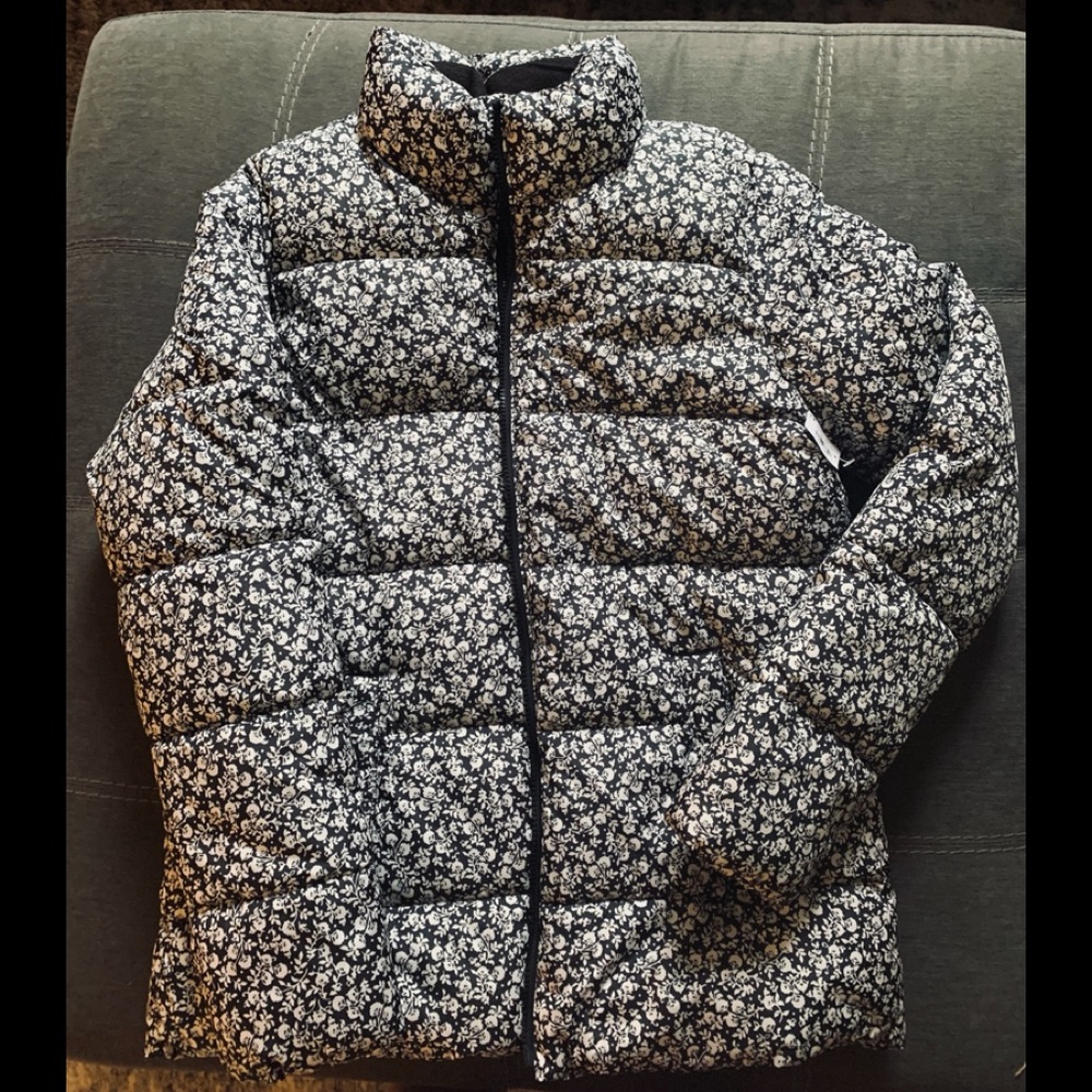 Printed Puffer Coat